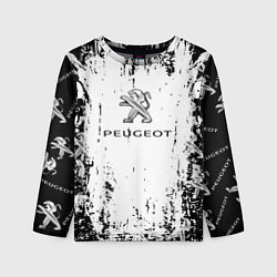 Детский лонгслив Peugeot паттерн львов