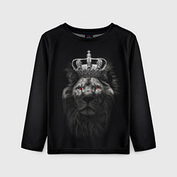 Детский лонгслив Царь Лев