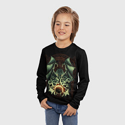 Лонгслив детский Величайший Ктулху, цвет: 3D-принт — фото 2