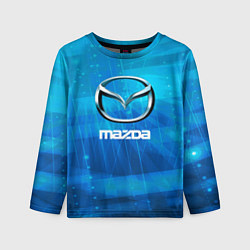 Лонгслив детский Mazda мазда, цвет: 3D-принт