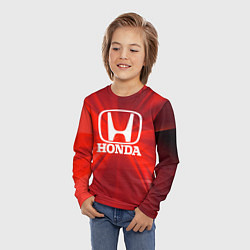 Лонгслив детский Хонда HONDA, цвет: 3D-принт — фото 2