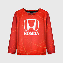 Лонгслив детский Honda хонда, цвет: 3D-принт