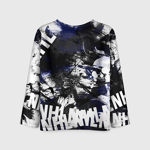 Детский лонгслив Florida Panthers, Флорида Пантерз / 3D-принт – фото 2