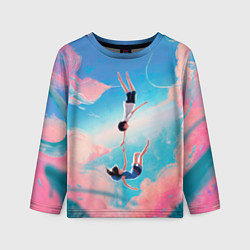 Лонгслив детский Дитя погоды арт, цвет: 3D-принт