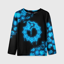 Детский лонгслив МЕЛИОДАС НЕОНОВЫЙ 7 СМЕРТНЫХ ГРЕХОВ