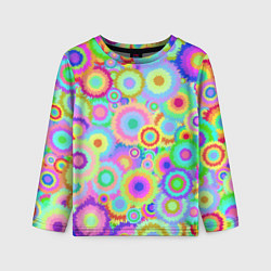 Лонгслив детский Disco-Tie-Dye, цвет: 3D-принт