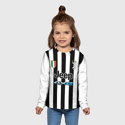 Лонгслив детский ВЛАХОВИЧ ЮВЕНТУС VLAHOVIC JUVENTUS, цвет: 3D-принт — фото 2
