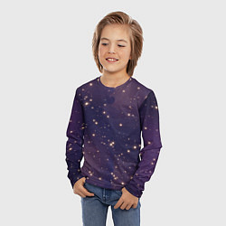 Лонгслив детский Звездное ночное небо Галактика Космос, цвет: 3D-принт — фото 2