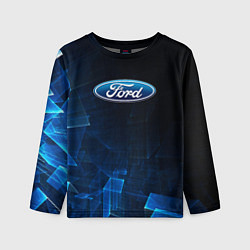 Детский лонгслив Ford форд abstraction