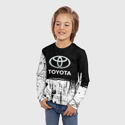 Лонгслив детский Toyota sport, цвет: 3D-принт — фото 2