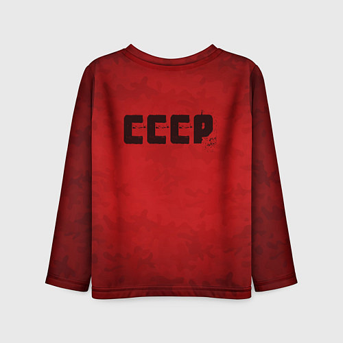 Детский лонгслив Герб СССР / 3D-принт – фото 2