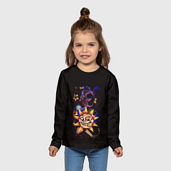 Лонгслив детский Five Nights at Freddys: Security Breach - Воспитат, цвет: 3D-принт — фото 2