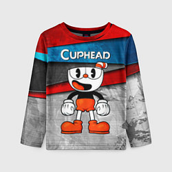 Лонгслив детский Cuphead Красная чашечка, цвет: 3D-принт