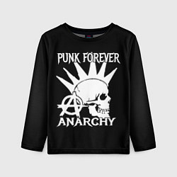 Детский лонгслив PUNK FOREVER ANARCHY