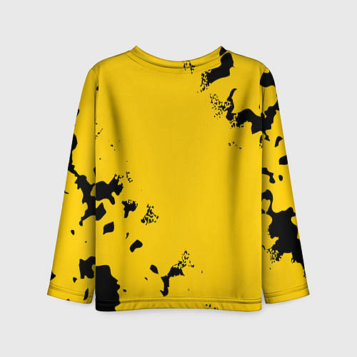 Детский лонгслив RUSSIAN EMPIRE - ГЕРБ - Милитари / 3D-принт – фото 2