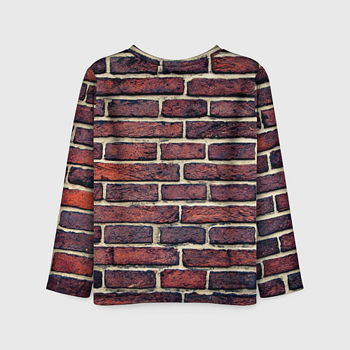 Детский лонгслив Brick Wall / 3D-принт – фото 2