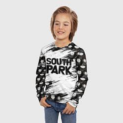 Лонгслив детский Южный парк - персонажи и логотип South Park, цвет: 3D-принт — фото 2