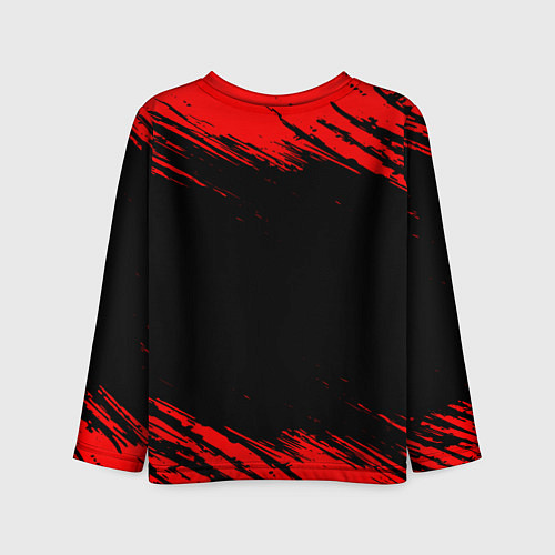 Детский лонгслив Eat Sleep Middle Earth Repeat Краски / 3D-принт – фото 2