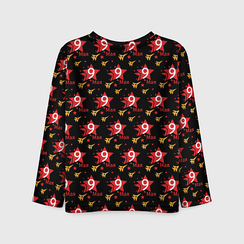 Детский лонгслив 9 МАЯ ДЕНЬ ПОБЕДЫ / 3D-принт – фото 2