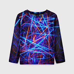Детский лонгслив Neon pattern Fashion 2055