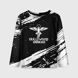 Лонгслив детский Hollywood undead logo, цвет: 3D-принт