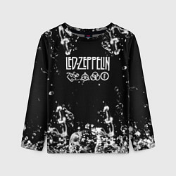 Детский лонгслив LED ZEPPELIN texture вода