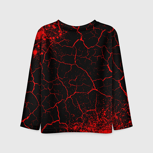 Детский лонгслив Eat Sleep Tsushima Repeat - Краска / 3D-принт – фото 2