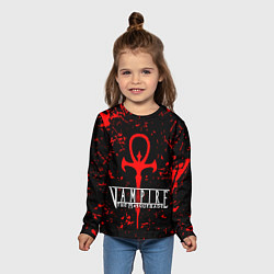 Лонгслив детский Vampire The Masquerade Bloodlines, цвет: 3D-принт — фото 2