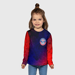 Лонгслив детский JEEP - Пламя, цвет: 3D-принт — фото 2