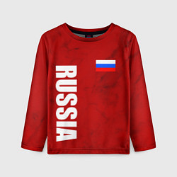 Детский лонгслив RUSSIA - RED EDITION - SPORTWEAR