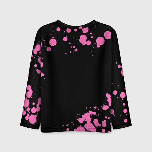 Детский лонгслив Маргарита КОШКА Брызги / 3D-принт – фото 2