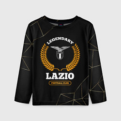 Лонгслив детский Лого Lazio и надпись Legendary Football Club на те, цвет: 3D-принт