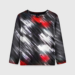 Детский лонгслив NEON abstract pattern неоновая абстракция