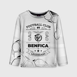 Лонгслив детский Benfica Football Club Number 1 Legendary, цвет: 3D-принт