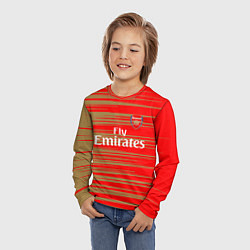 Лонгслив детский Arsenal fly emirates, цвет: 3D-принт — фото 2