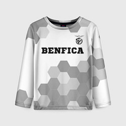 Лонгслив детский Benfica Sport на светлом фоне, цвет: 3D-принт