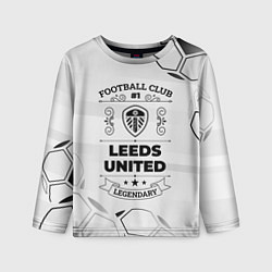 Лонгслив детский Leeds United Football Club Number 1 Legendary, цвет: 3D-принт