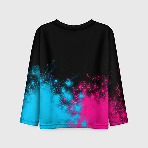 Детский лонгслив Genesis Neon Gradient / 3D-принт – фото 2