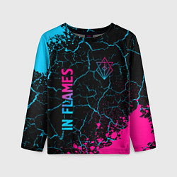 Детский лонгслив In Flames Neon Gradient