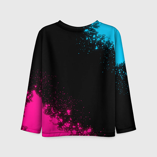 Детский лонгслив Great Wall Neon Gradient / 3D-принт – фото 2