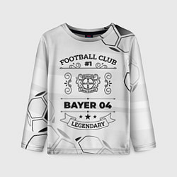 Лонгслив детский Bayer 04 Football Club Number 1 Legendary, цвет: 3D-принт