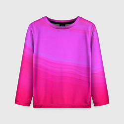Лонгслив детский Neon pink bright abstract background, цвет: 3D-принт