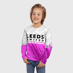 Лонгслив детский Leeds United Pro Football, цвет: 3D-принт — фото 2