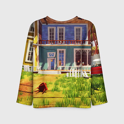 Детский лонгслив Hello Neighbor: Дом / 3D-принт – фото 2