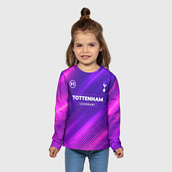 Лонгслив детский Tottenham legendary sport grunge, цвет: 3D-принт — фото 2