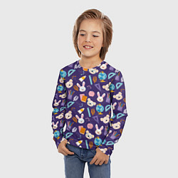 Лонгслив детский Коалы и зайки, цвет: 3D-принт — фото 2