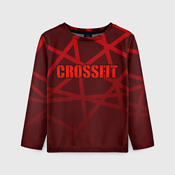 Детский лонгслив CROSSFIT - КРАСНЫЕ ЛИНИИ