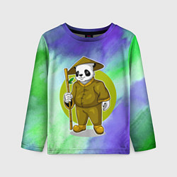 Лонгслив детский Мудрая Кунг фу панда, цвет: 3D-принт