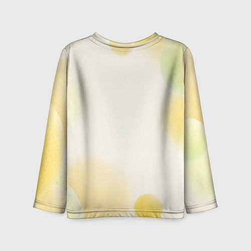 Детский лонгслив Borussia Абстракция кружочки / 3D-принт – фото 2