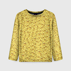 Лонгслив детский Утиный принт, цвет: 3D-принт